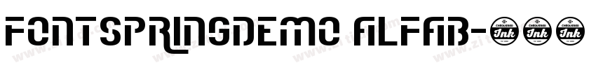FONTSPRINGDEMO Alfab字体转换